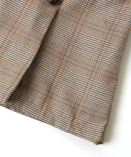 algy（アルジー）の「チェックドッキングワンピ（ワンピース・キッズ・ベージュ/ブラック・XX-SMALL/X-SMALL/MEDIUM/SMALL）」の19枚目の写真