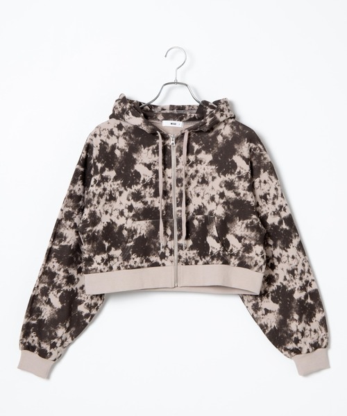 WEGO（ウィゴー）の「WEGO/ショートジップパーカー（パーカー・レディース・ブルー/ダークグリーン/オートミール/ホワイト/ブラック/パープル/グリーン/その他1/その他2・FREE）」の14枚目の写真