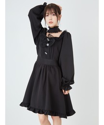 Ank Rouge アンクルージュのワンピース ブラック 黒色系 長袖 通販 Zozotown Ank Rouge アンクルージュのワンピース ブラック 黒色系 長袖 通販 Zozotown