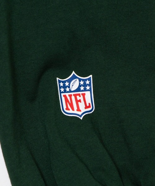 NFL(ナショナルフットボールリーグ )の「∴WEGO/NFL別注 ヘビーウエイトビックシルエットロンT(Tシャツ/カットソー・メンズ・ダークグリーン/杢グレー・MEDIUM/LARGE)」の6枚目の写真