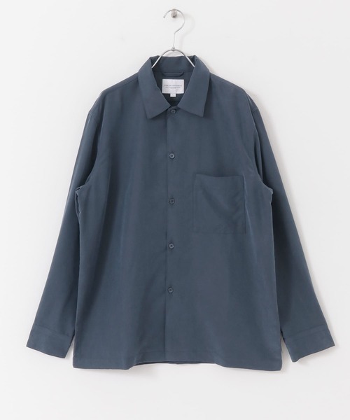 URBAN RESEARCH（アーバンリサーチ）の「パウダーポプリンボックスシャツ（シャツ/ブラウス・メンズ・ネイビー/カーキ/ブラウン/ライトグレー・MEDIUM/LARGE）」の17枚目の写真