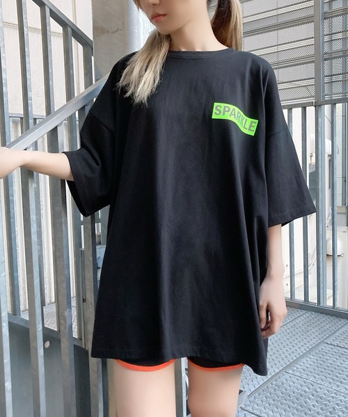 Figments(フィグメンツ)の「SPARKLE T(Tシャツ/カットソー・レディース・ブラック/ホワイト・FREE)」の14枚目の写真