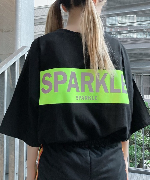 Figments(フィグメンツ)の「SPARKLE T(Tシャツ/カットソー・レディース・ブラック/ホワイト・FREE)」の5枚目の写真