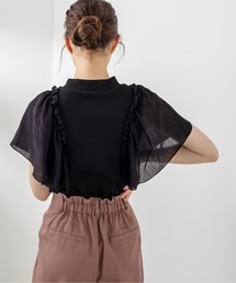 OLIVE des OLIVE | 袖ヒラプチハイプルオーバー(Tシャツ/カットソー)