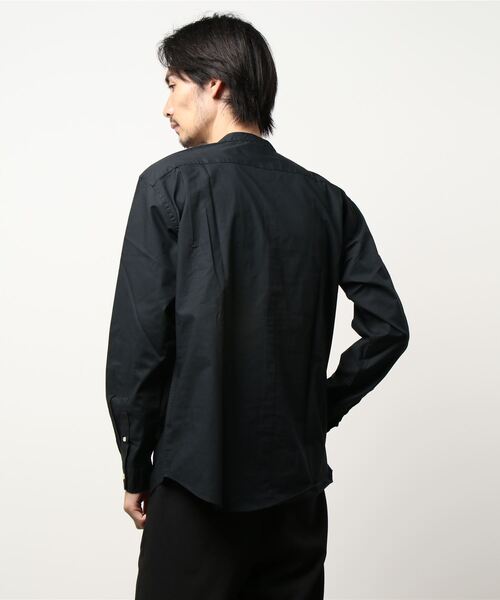 BACK NUMBER（バックナンバー）の「【BACK NUMBER】ブロードバンドカラーシャツ（シャツ/ブラウス・メンズ・サックスブルー/ホワイト/ブラック・XL/M/L/S）」の4枚目の写真