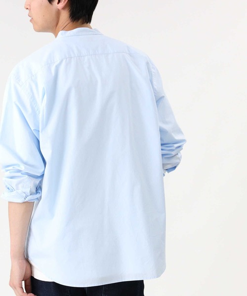 BACK NUMBER（バックナンバー）の「【BACK NUMBER】ブロードバンドカラーシャツ（シャツ/ブラウス・メンズ・サックスブルー/ホワイト/ブラック・XL/M/L/S）」の18枚目の写真