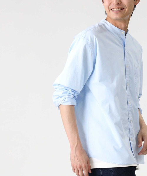 BACK NUMBER（バックナンバー）の「【BACK NUMBER】ブロードバンドカラーシャツ（シャツ/ブラウス・メンズ・サックスブルー/ホワイト/ブラック・XL/M/L/S）」の17枚目の写真