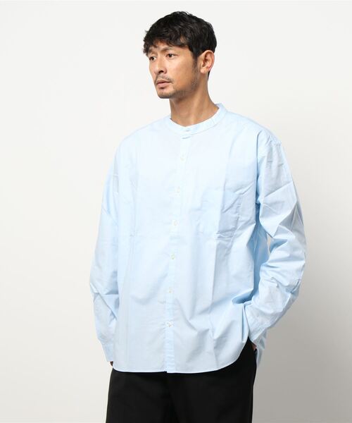 BACK NUMBER（バックナンバー）の「【BACK NUMBER】ブロードバンドカラーシャツ（シャツ/ブラウス・メンズ・サックスブルー/ホワイト/ブラック・XL/M/L/S）」の16枚目の写真