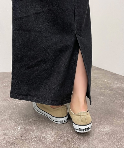 apres jour mignon（アプレジュールミニョン）の「デニムペンシルスカート【ZOZOTOWN限定アイテム】（スカート・レディース・ブラック/ダークブルー・X-LARGE/SMALL/MEDIUM）」の12枚目の写真