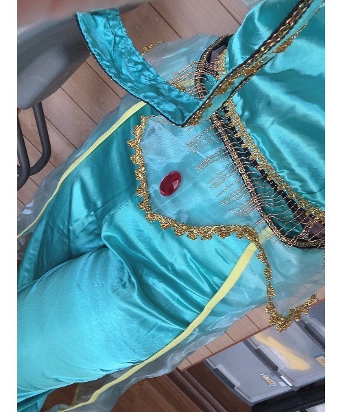 おしゃれスタ(オシャレスタ)の「ジャスミン風コスプレ 3点セット(コスチューム/パーティーグッズ・レディース・グリーン・M/L/XL)」の11枚目の写真