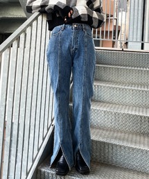 Figments | フロントスリットデニムパンツ(デニムパンツ)