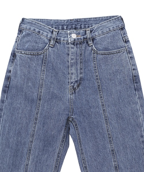 Figments（フィグメンツ）の「フロントスリットデニムパンツ（デニムパンツ・レディース・インディゴブルー・SMALL/MEDIUM）」の8枚目の写真