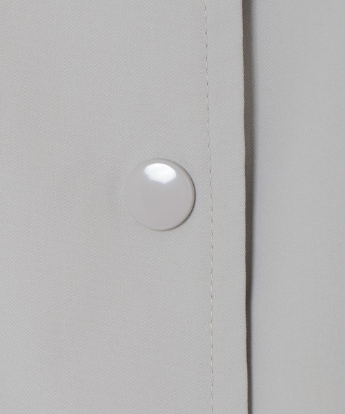 ikka（イッカ）の「√M ルートエム コーチジャケット（その他アウター・レディース・チャコールグレー/ライトグレー/ネイビー・M/L）」の13枚目の写真