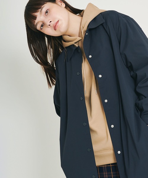 ikka（イッカ）の「√M ルートエム コーチジャケット（その他アウター・レディース・チャコールグレー/ライトグレー/ネイビー・M/L）」の7枚目の写真