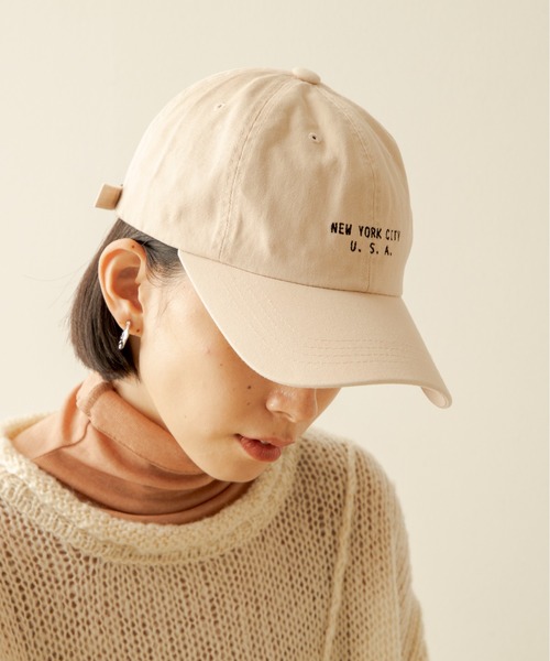 ANGIE（アンジー）の「ロゴキャップ（キャップ・レディース・ブラック/ベージュ/ネイビー/グリーン/アイボリー・FREE）」の21枚目の写真