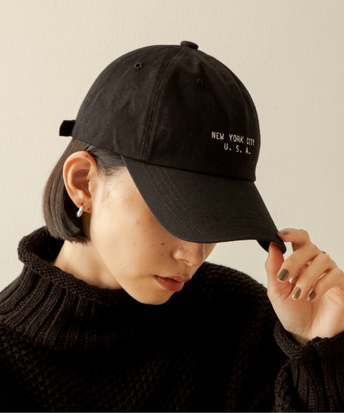 ANGIE（アンジー）の「ロゴキャップ（キャップ・レディース・ブラック/ベージュ/ネイビー/グリーン/アイボリー・FREE）」の17枚目の写真