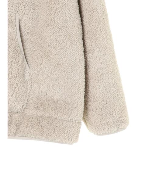 CRAFT STANDARD BOUTIQUE（クラフトスタンダードブティック）の「防風ボアジャケット　＊◇（ブルゾン・レディース・ベージュ/モカ・FREE）」の9枚目の写真