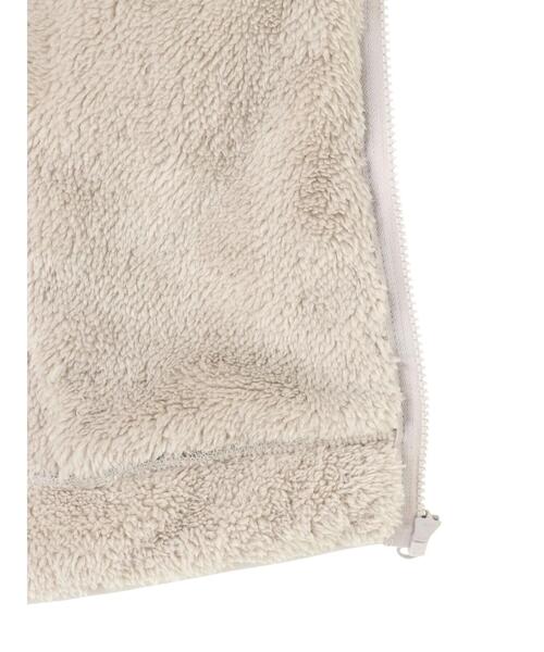 CRAFT STANDARD BOUTIQUE（クラフトスタンダードブティック）の「防風ボアジャケット　＊◇（ブルゾン・レディース・ベージュ/モカ・FREE）」の7枚目の写真