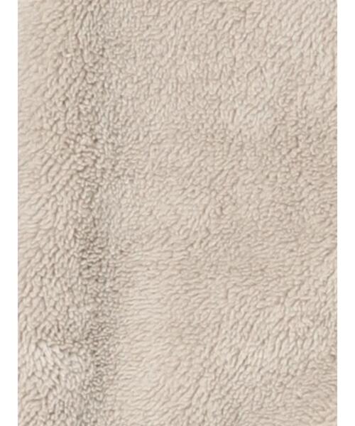 CRAFT STANDARD BOUTIQUE（クラフトスタンダードブティック）の「防風ボアジャケット　＊◇（ブルゾン・レディース・ベージュ/モカ・FREE）」の6枚目の写真