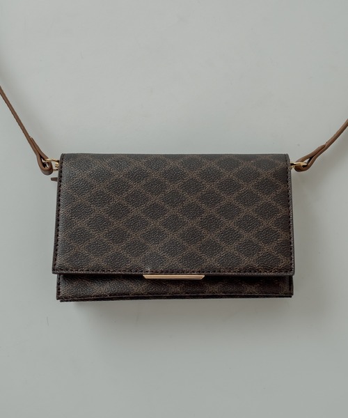 mystic（ミスティック）の「モノグラムウォレットBAG（ショルダーバッグ・レディース・ブラウン・ONE SIZE）」の6枚目の写真