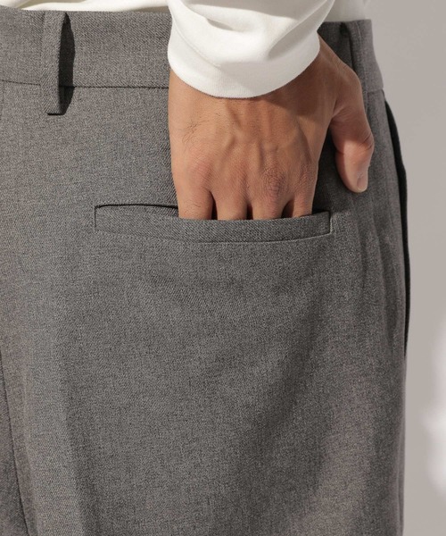 BAYFLOW（ベイフロー）の「WEB限定 ポリテーパードパンツ（その他パンツ・メンズ・グレー/ネイビー・MEDIUM/LARGE）」の15枚目の写真