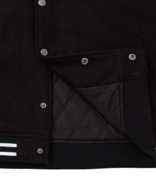 FTW（エフティダブリュー）の「DICE VARSITY JACKET（スタジャン・メンズ・バーガンディー/ブラック・LARGE/MEDIUM）」の12枚目の写真