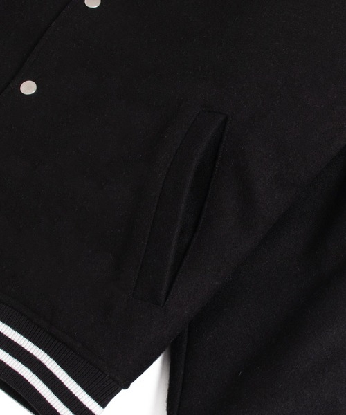 FTW（エフティダブリュー）の「DICE VARSITY JACKET（スタジャン・メンズ・バーガンディー/ブラック・LARGE/MEDIUM）」の11枚目の写真