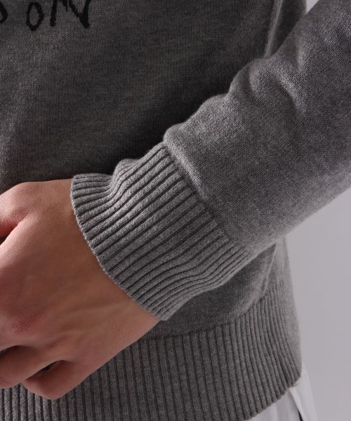 HARE(ハレ)の「BASQUIATプルオーバーニット(HARE)(ニット/セーター・メンズ・ブラック/グレー・SMALL/MEDIUM)」の8枚目の写真