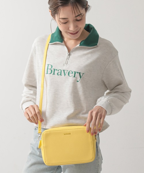 ALTROSE（アルトローズ）の「ショルダーバッグ [エルフ]（ショルダーバッグ・レディース・ブラック/パープル/グレー/グリーン/イエロー/ライトグリーン・FREE）」の6枚目の写真