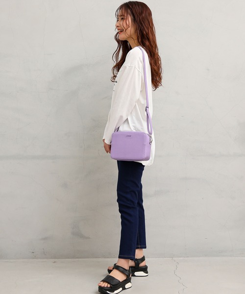 ALTROSE（アルトローズ）の「ショルダーバッグ [エルフ]（ショルダーバッグ・レディース・ブラック/パープル/グレー/グリーン/イエロー/ライトグリーン・FREE）」の12枚目の写真