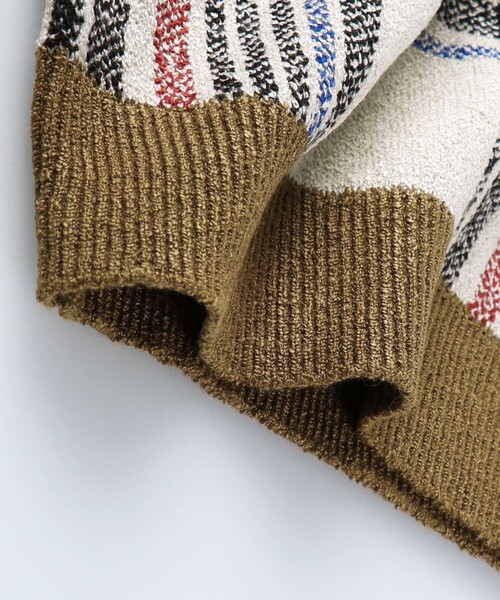 BRANSHES（ブランシェス）の「【洗濯機で洗える】大柄チェックウォッシャブルニット（ニット/セーター・キッズ・キャメル/ブラック・140/120/150/130/90/110/100）」の17枚目の写真