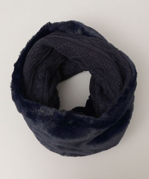 SHIPS（シップス）の「SHIPS: ケーブル ボア スヌード（ネックウォーマー/スヌード・メンズ・ベージュ/ブラック/ネイビー・ONE SIZE）」の12枚目の写真