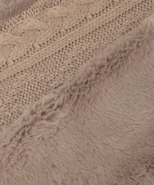 SHIPS（シップス）の「SHIPS: ケーブル ボア スヌード（ネックウォーマー/スヌード・メンズ・ベージュ/ブラック/ネイビー・ONE SIZE）」の15枚目の写真