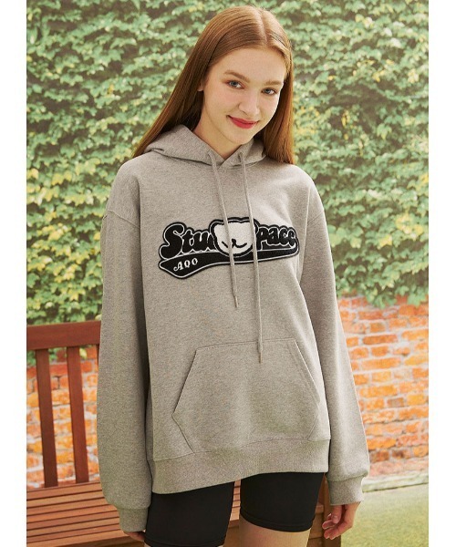 【AQO STUDIO SPACE】AQO VARSITY LOGO HOODIE / アコスタジオスペース AQO バーシティー ロゴ フーディー