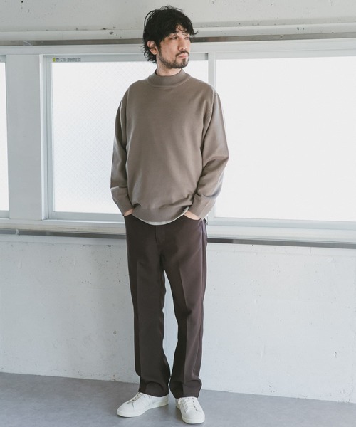 URBAN RESEARCH DOORS（アーバンリサーチドアーズ）の「ハイゲージモックネックニット（ニット/セーター・メンズ・オフホワイト/ブラック/グリーン/モカ/ブルー系その他・40/38）」の11枚目の写真