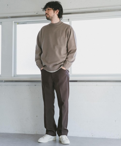 URBAN RESEARCH DOORS（アーバンリサーチドアーズ）の「ハイゲージモックネックニット（ニット/セーター・メンズ・オフホワイト/ブラック/グリーン/モカ/ブルー系その他・40/38）」の12枚目の写真