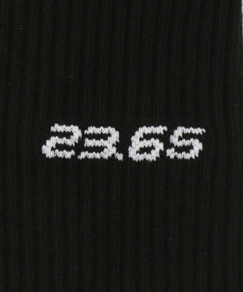 23.65（イーシプサムチョンユクオ）の「【23.65/イーシプサムチョンユクオ】 23.65ロゴソックス/ユニセックス/ワンサイズ（ソックス/靴下・メンズ・ホワイト/ブラック・ﾌﾘ-）」の4枚目の写真