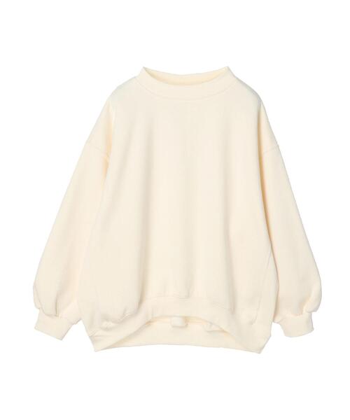 Green　Parks（グリーンパークス）の「裏起毛ビッグプルオーバー＊（スウェット・レディース・ピンク/アイボリー/ダークグレー/ダークブルー・FREE）」の13枚目の写真