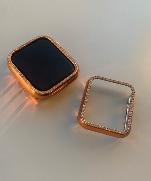 Me%（ミィパーセント）の「AppleWatchキラキラ画面カバー【全サイズ対応】（アナログ腕時計・レディース・ピンク系その他/その他/グレー系その他/ホワイト・42/45/40/44/41/38）」の6枚目の写真