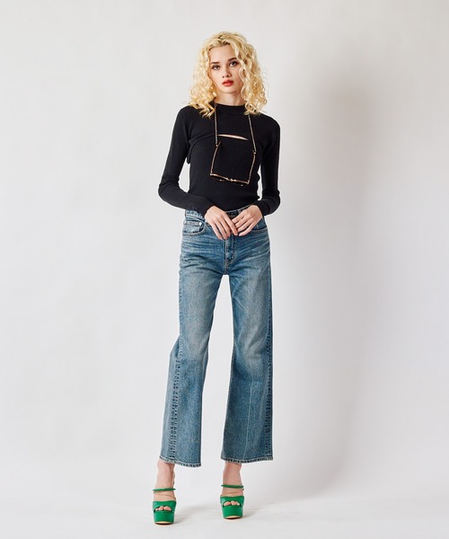 SPIRALGIRL（スパイラルガール）の「バストオープンニットトップス（ニット/セーター・レディース・ブラック/ピンク/グリーン・FREE）」の7枚目の写真