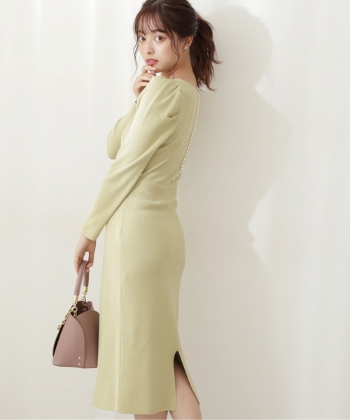 ナローバックパールワンピース ワンピース ワンピース Body Body Proportion Proportion Dressing プロポーションボディドレッシング