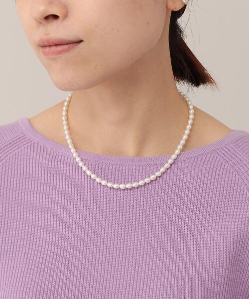 UNTITLED（アンタイトル）の「◆クラシカル淡水パールネックレス(ショート)（ネックレス・レディース・ホワイト系・00）」の5枚目の写真