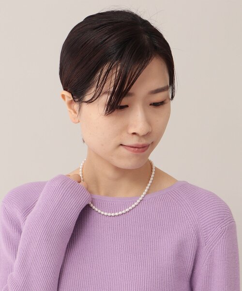 UNTITLED（アンタイトル）の「◆クラシカル淡水パールネックレス(ショート)（ネックレス・レディース・ホワイト系・00）」の6枚目の写真