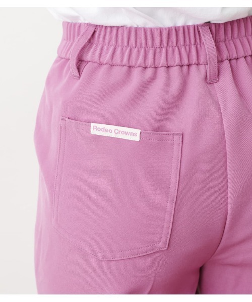 RODEO CROWNS WIDE BOWL（ロデオクラウンズワイドボウル）の「スプリングカラーパンツ（スラックス・レディース・ピンク/ブラウン/グリーン/サックスブルー・SMALL/MEDIUM）」の16枚目の写真