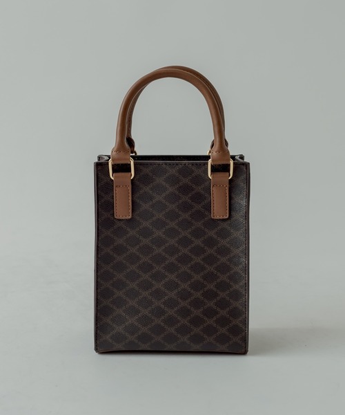 mystic(ミスティック)の「モノグラムスクエアBAG(ショルダーバッグ・レディース・ブラウン/ベージュ・ONE SIZE)」の5枚目の写真