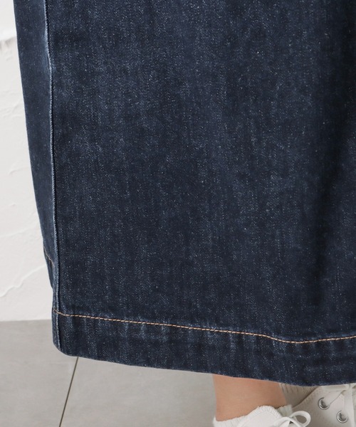 Dickies（ディッキーズ）の「Dickies ディッキーズ デニムジャンパースカート（ジャンパースカート・レディース・アイボリー/カーキ/ワンウォッシュ・L/M）」の11枚目の写真