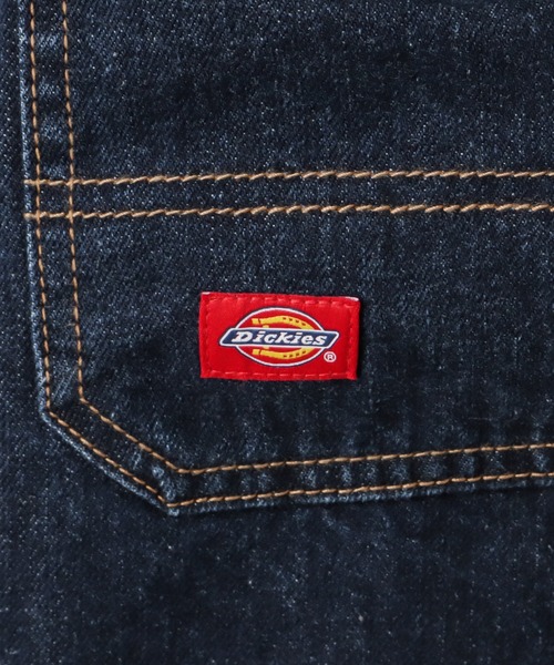 Dickies（ディッキーズ）の「Dickies ディッキーズ デニムジャンパースカート（ジャンパースカート・レディース・アイボリー/カーキ/ワンウォッシュ・L/M）」の13枚目の写真