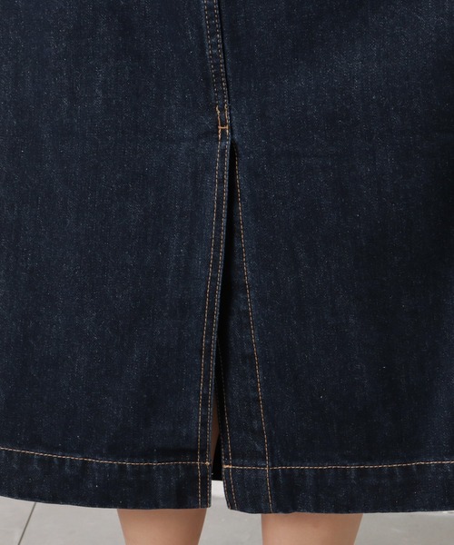 Dickies（ディッキーズ）の「Dickies ディッキーズ デニムジャンパースカート（ジャンパースカート・レディース・アイボリー/カーキ/ワンウォッシュ・L/M）」の16枚目の写真