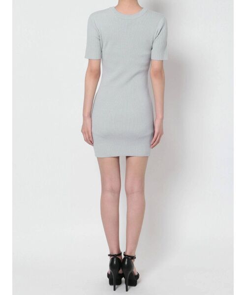 RESEXXY（リゼクシー）の「バスト切り替えニットワンピース（ワンピース・レディース・ベージュ/モカ/ブラック/ブルー・MEDIUM/SMALL）」の16枚目の写真