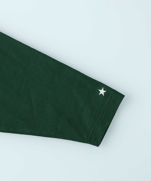 CONVERSE（コンバース）の「【CONVERSE】フロントロゴショートロンＴ（Tシャツ/カットソー・レディース・ホワイト/ブラック/グリーン・M/L）」の13枚目の写真